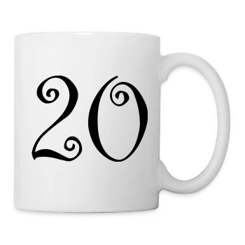 JAHRESTAG. ALLES GUTE ZUM GEBURTSTAG. ALLES GUTE ZUM GEBURTSTAG. - Tasse - Weiß - Rechts