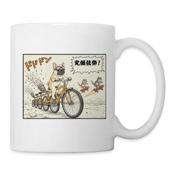 Bulldog Bike Brigade - Mug - white - Right