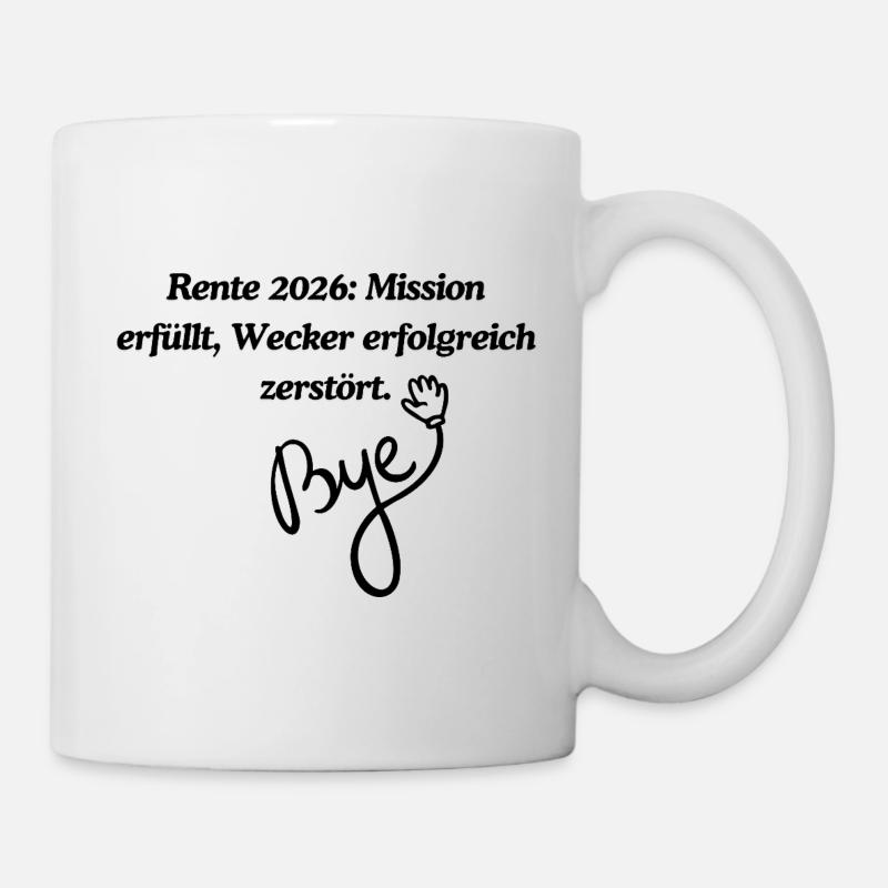 Rente 2026 - Mug blanc - blanc
