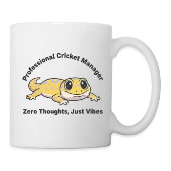 Zero Thoughts Just Vibes Gecko - Mug - white - Right