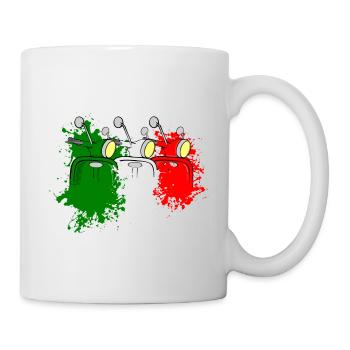Scooter Italien - Tasse - Weiß - Rechts