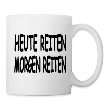 Chevaucher - Mug blanc - blanc - Droite