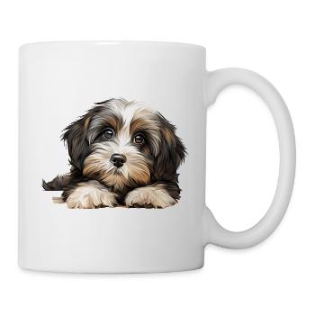 Havanese Hund - Tasse - Weiß - Rechts