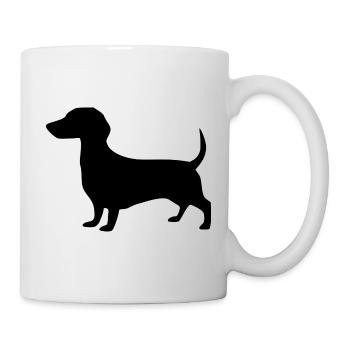 Dachshund Hunde Geschenk Dackelliebhaber - Tasse - Weiß - Rechts