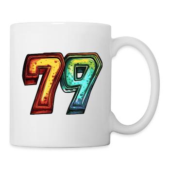 79 Number Colorful - Mug - white - Right