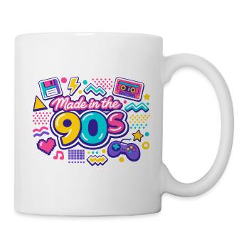 made in the 90s - Tasse - Weiß - Rechts