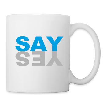 SAY YES - Tasse - Weiß - Rechts
