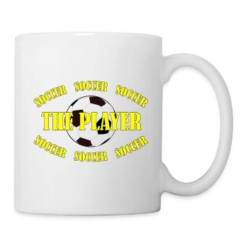 SOCCER - THE PLAYER - Tasse - Weiß - Rechts
