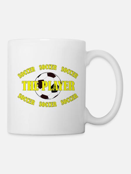 SOCCER - THE PLAYER - Tasse - Weiß