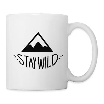 Stay Wild Mountain Scenery - Mug - white - Right