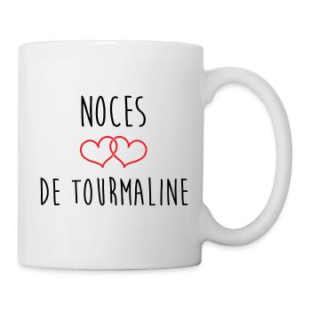 Tourmaline Wedding 52 years of marriage - Mug - white - Right