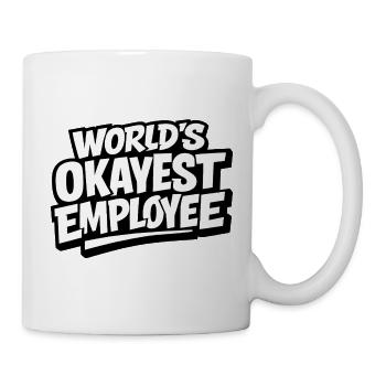 World's okayest employee - Mug - white - Right