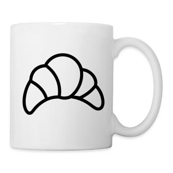 Halbmond - Tasse - Weiß - Rechts