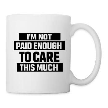 Un travail de bureau amusant - Mug blanc - blanc - Droite