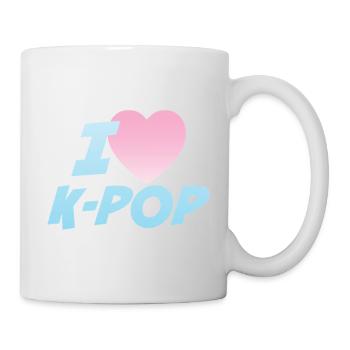 Ich liebe K-Pop - Tasse - Weiß - Rechts