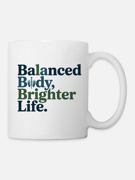 Osteopath Balanced Body Brighter Life Professional - Tasse - Weiß