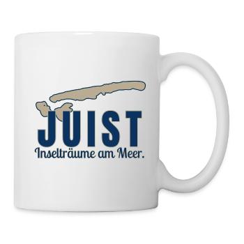 Juist -  Inselträume am Meer - Tasse - Weiß - Rechts