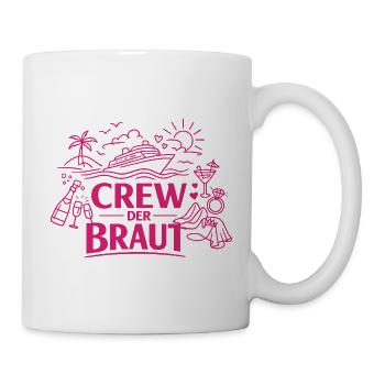 Crew of the Bride – Bachelor Party Cruise - Mug - white - Right