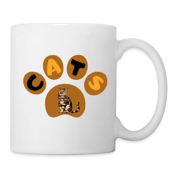 Chat - Mug blanc - blanc - Droite