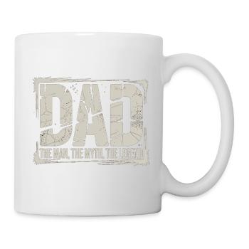Papa L’Homme Le Mythe La Légende Chemise - Mug blanc - blanc - Droite