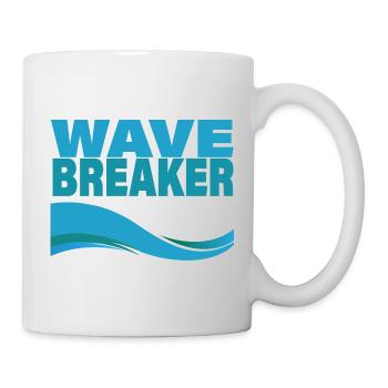 WAVE BREAKER - Tasse - Weiß - Rechts