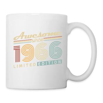 Cadeau de 60e anniversaire 1966 Vintage Retro - Mug blanc - blanc - Droite
