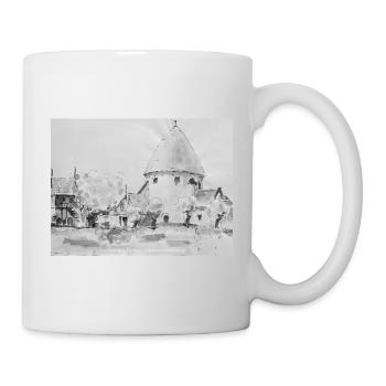 Ols Kirke, Bornholm - Tasse - Weiß - Rechts