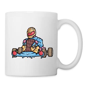 Karting Glace Karting Karting Sport Automobile Go-Kart - Mug blanc - blanc - Droite