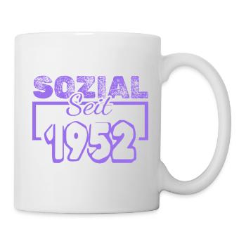 Sozial 1952 - Tasse - Weiß - Rechts