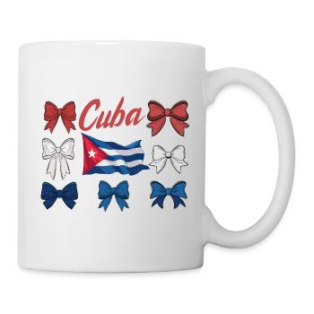 Kuba Stolz & Heimat - Cuba Flagge Design - Tasse - Weiß - Rechts