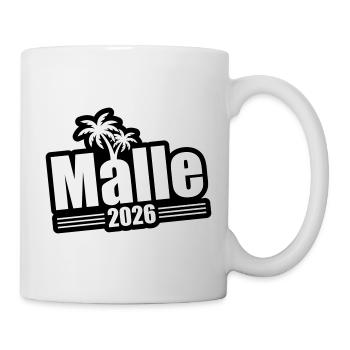 Malle 2026 Palmen - Tasse - Weiß - Rechts