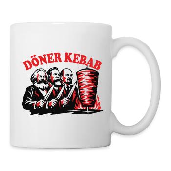 Döner Kebab - Marx, Engels, Lenin - Fast Food - Mug - white - Right