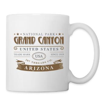 Nationalpark Grand Canyon, USA, Arizona - Tasse - Weiß - Rechts