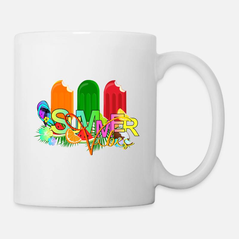 Ambiance estivale - Mug blanc - blanc
