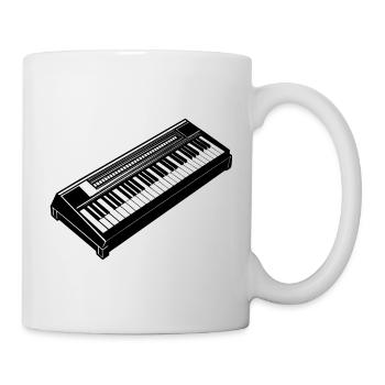 Elektronische Tastatur - Tasse - Weiß - Rechts