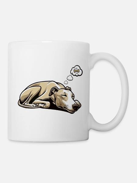 Whippet Windhund Whippets Windhundbesitzer - Tasse - Weiß