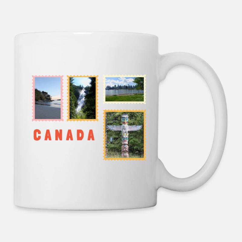 Canada Nature & Culture Collage - Mug - white