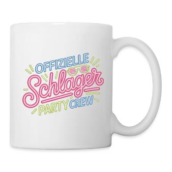 Schlager Party Crew Mallorca Festival JGA Malle - Tasse - Weiß - Rechts