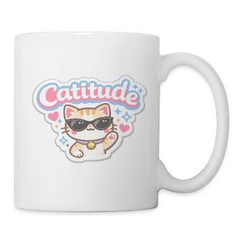 Lunettes de soleil Catitude Cat - Mug blanc - blanc - Droite