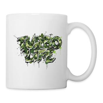 Turbo Life Camouflage Design Car Tuning Motif - Mug - white - Right