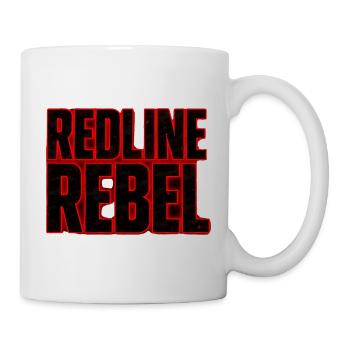 Chemise Redline Rebel pour vêtements de ville hommes - Mug blanc - blanc - Droite