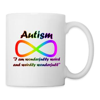 Wunderbar seltsam und seltsam wunderbar - Tasse - Weiß - Rechts