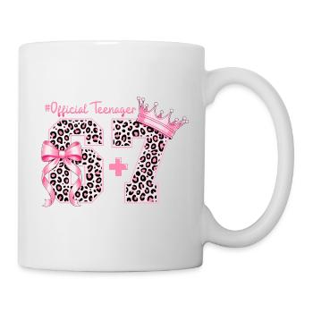 13th Birthday Shirt Funny Meme 67 Birthday 13 - Mug - white - Right