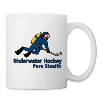 Underwater Hockey Pure Stealth Art - Mug - white - Right