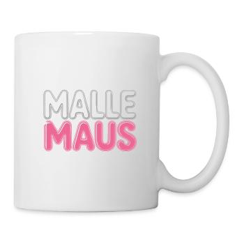 Mallemaus JGA Frauen Mallorca Fan Party Malle Maus - Tasse - Weiß - Rechts