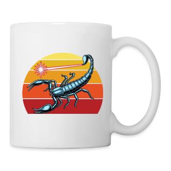 Zodiaque rétro du Scorpion pour les amoureux du Scorpion - Mug blanc - blanc - Droite