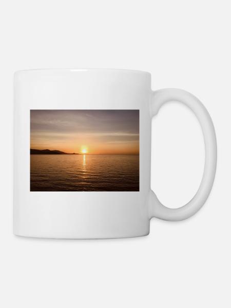 SUNSET - Tasse - Weiß