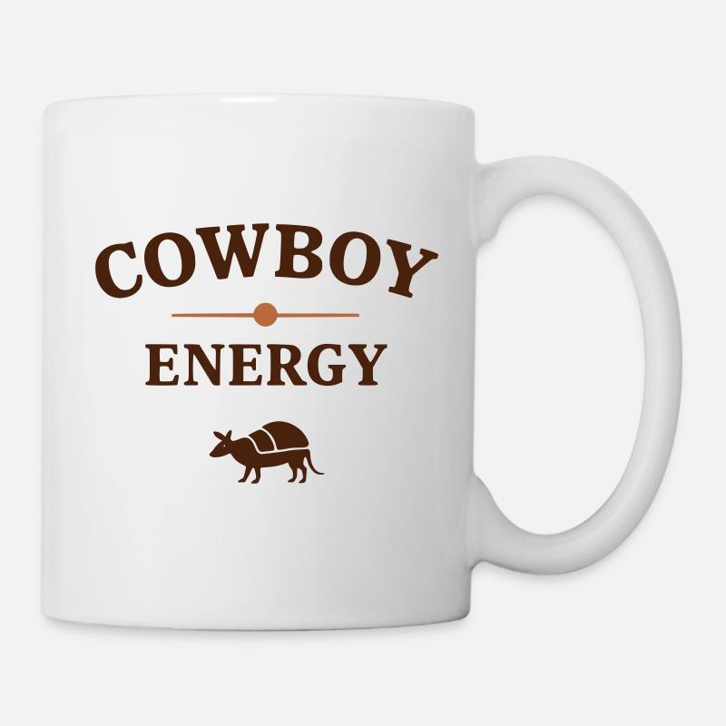 Cowboy Energy Western Logo - Mug - white