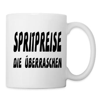 Benzin - Tasse - Weiß - Rechts