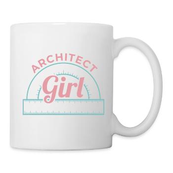Fille Architecture - Mug blanc - blanc - Droite